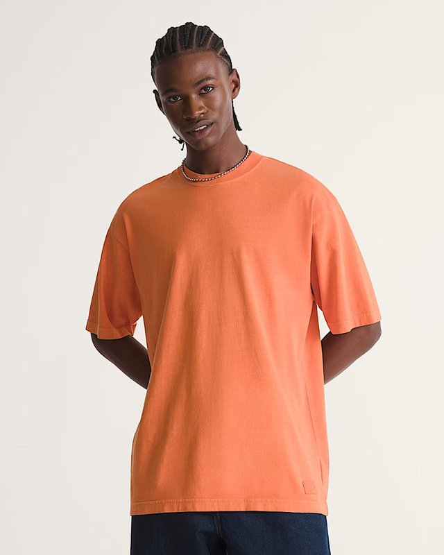Camiseta Manga Curta Loose Fit Premium  Sunset Orange