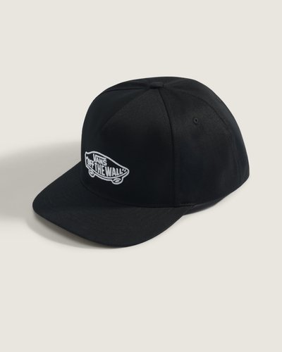 O Boné Ss Vans Classic Snapback Black oferece estrutura para o dia a dia sem. Com um formato de cinco painéis de perfil médio, possui aba curva e apresenta patch bordado Vans aplicado na parte frontal.