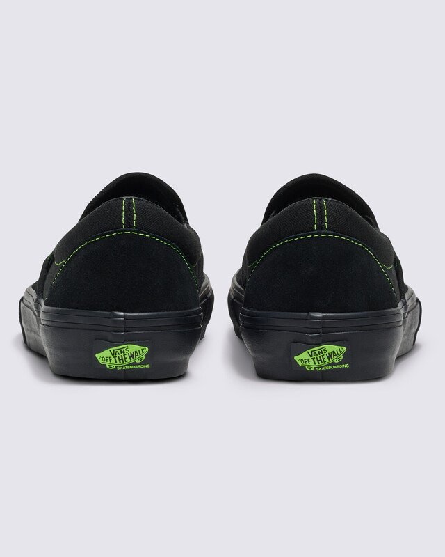 Tênis Skate Slip-On Neon Black Green