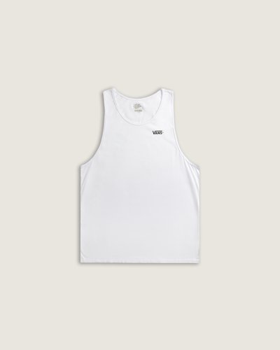 A Regata New Left Chest White apresenta gola careca e logo estampado no peito, construída em malha knit com corte clássico e caimento confortável. O acabamento garante toque macio e respirabilidade, mantendo um perfil atemporal e essencial no guarda-roupa. Design direto e autêntico com alinhamento discreto do logo, pensado para oferecer conforto e liberdade de movimento sem perder a expressão descontraída da VANS
