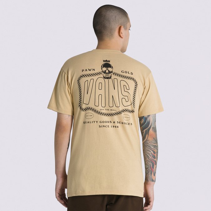 Camiseta Vans Pawn Shop Ss Taos Taupe