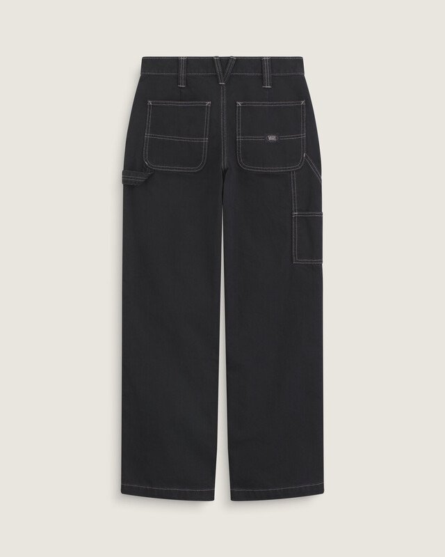 Calça Chore Mid Rise Straight Black