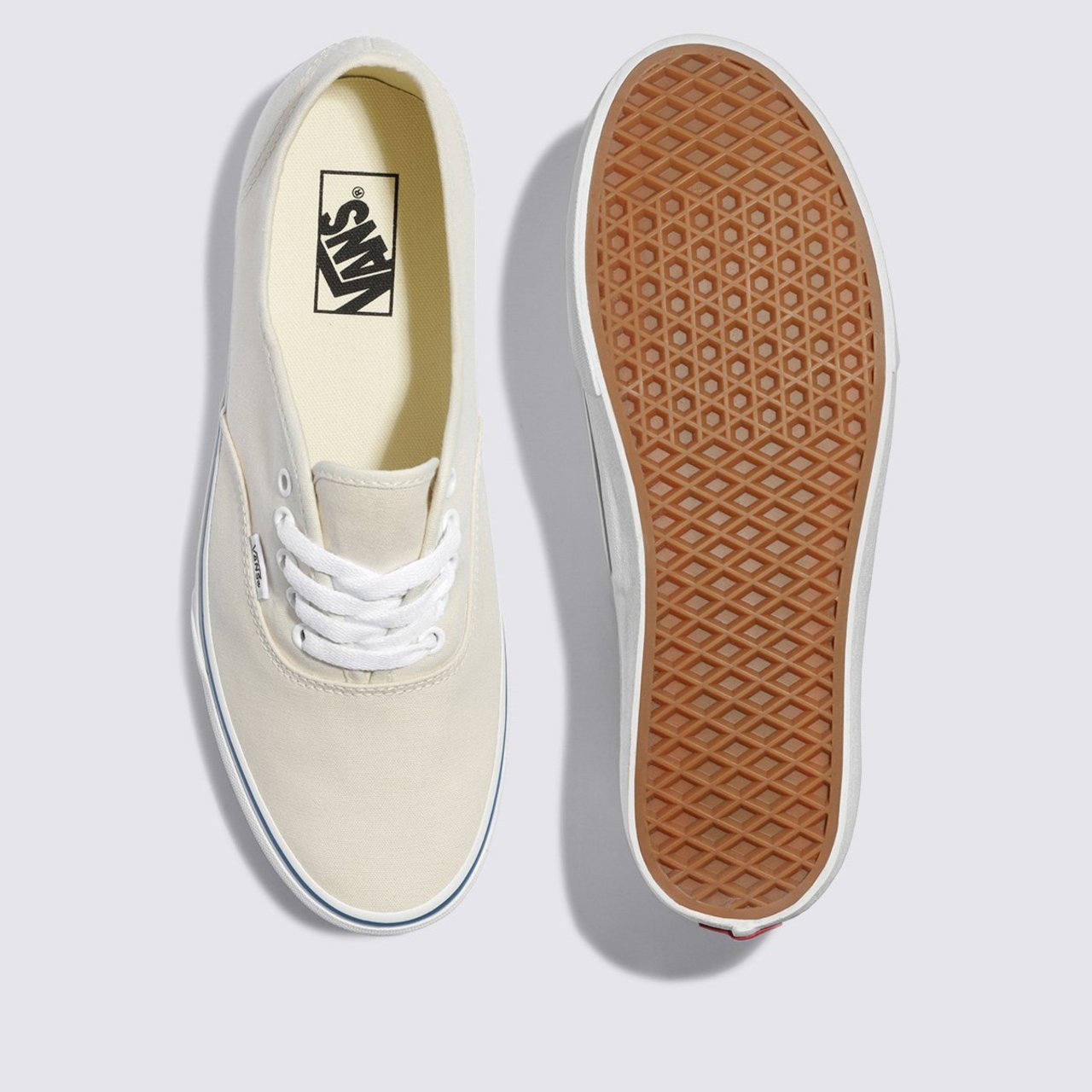 Tenis vans authentic bege hotsell
