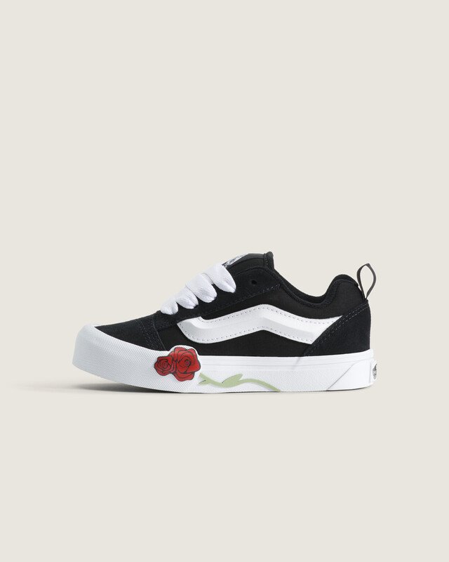 Tênis Knu Skool Rose Black White Infantil