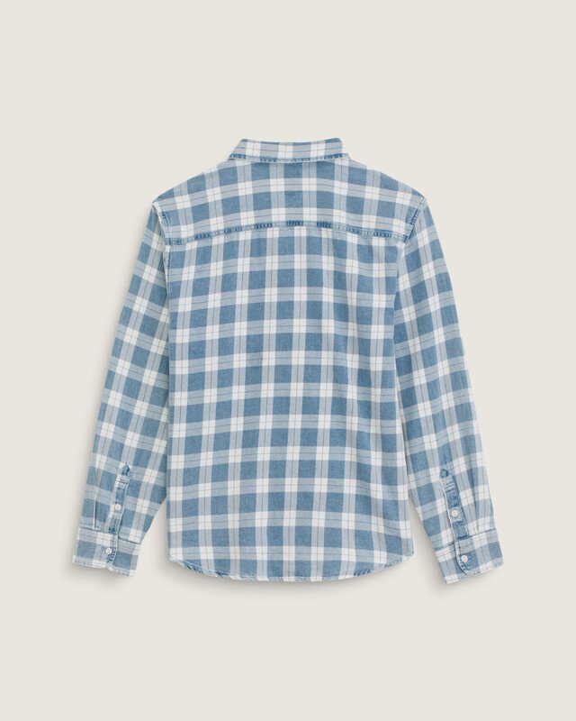 Camisa Manga Longa Lawson Vintage Indigo Bleach Indigo