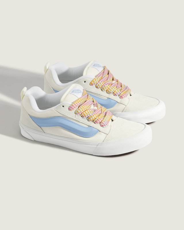 Tênis Knu Skool Fat Lace Oversized White Blue