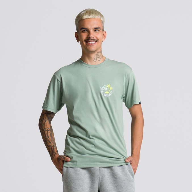 Camiseta Classic Mini Dual Palm Ii Iceberg Green