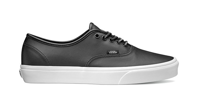 Vans black authentic webbing trainers top