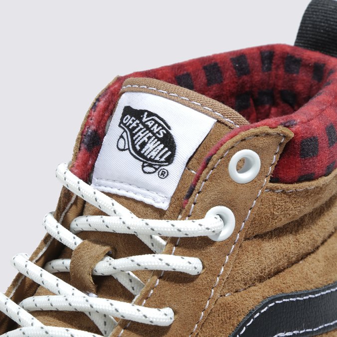 Tênis Sk8-Hi Mte Plaid Brown Black