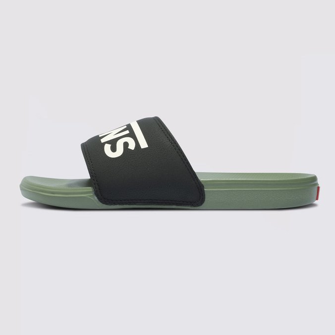 Chinelo Slide-On La Costa Black Olivine