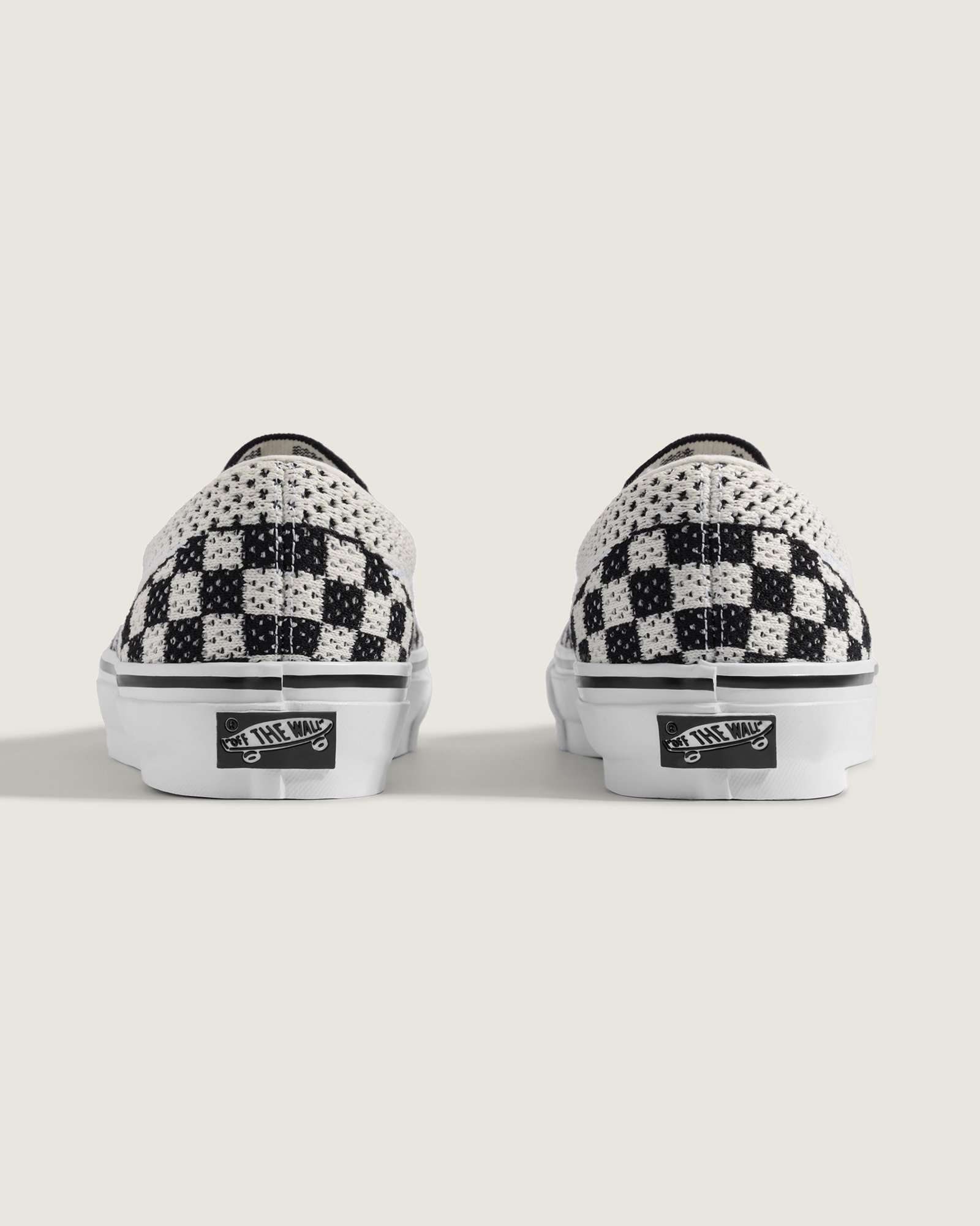 Vans Slip-On Checker Black Midsole キムタク Tênis Slip-On Checkerboard Black Marshmallow | Vans