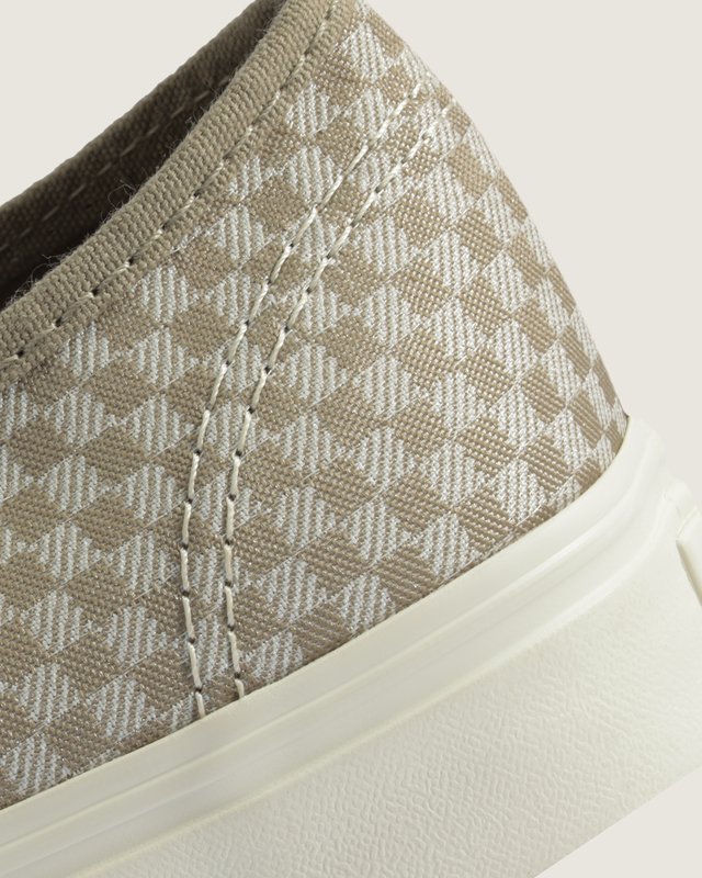 Tênis Authentic Micro Check Taupe