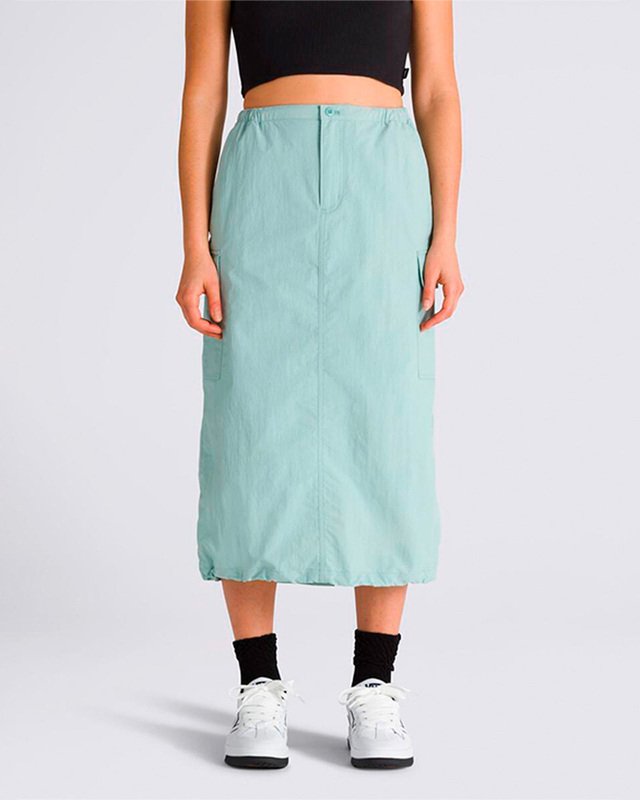 Saia Riley Parachute Cargo Skirt Upland Gray Mist