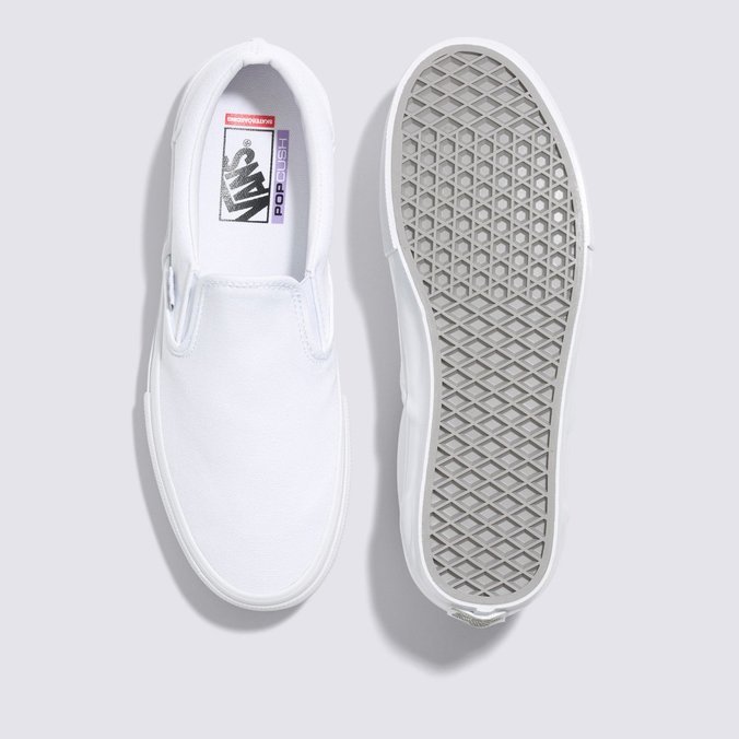 Tênis Skate Slip-On True White