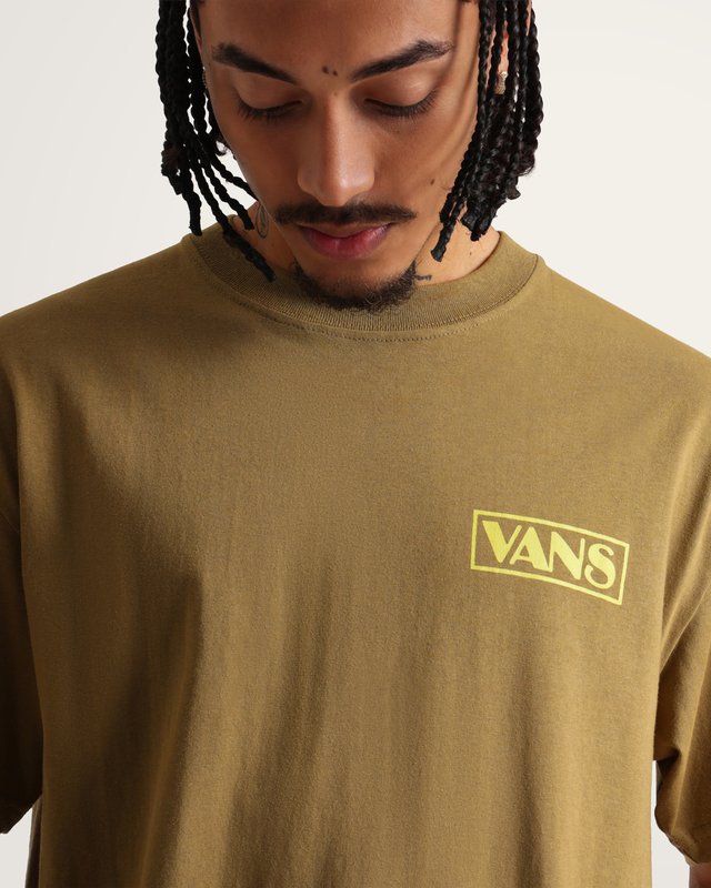 Camiseta Manga Curta Trip Out 66 Olive Brown