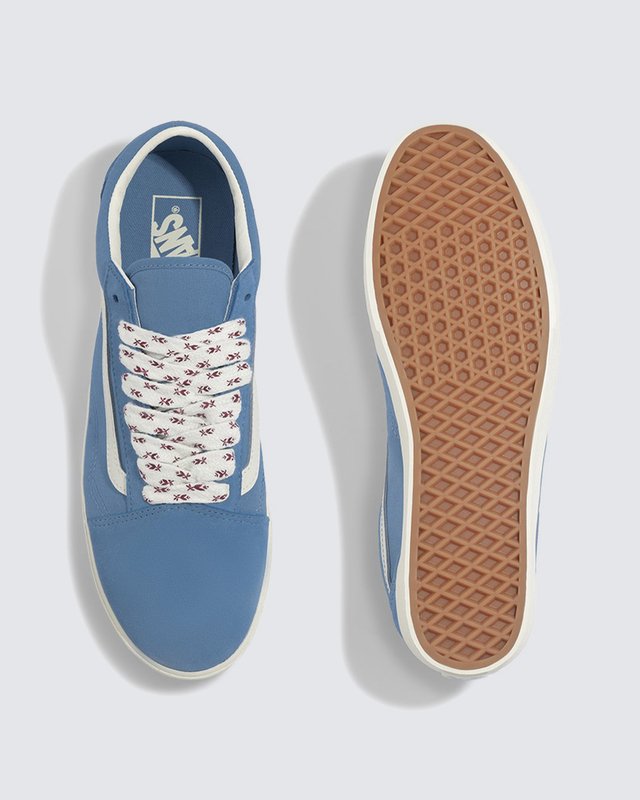 Tênis Old Skool Lowpro Floral Laces Heritage Blue