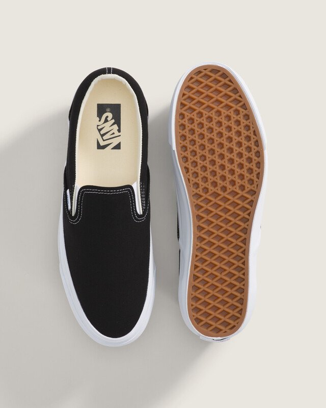 Tênis Slip-On Vlt Premium Lx Black White