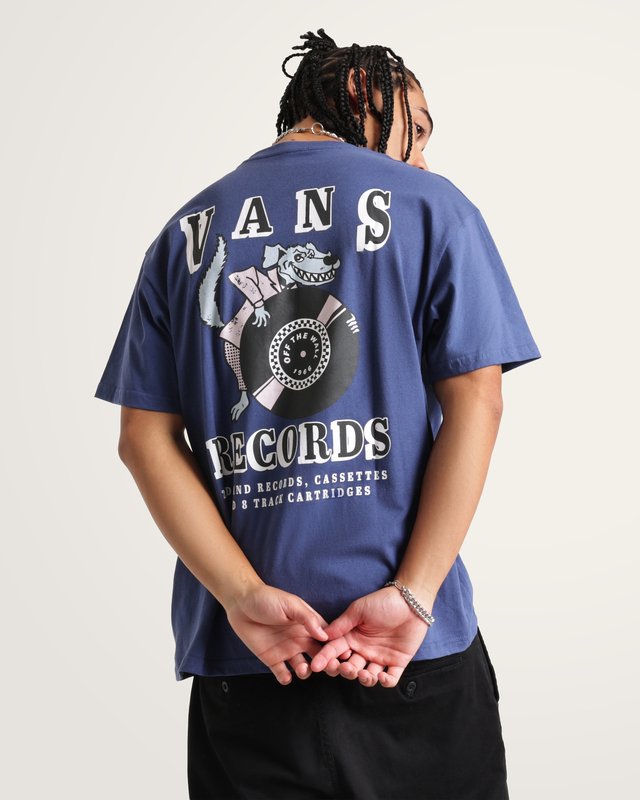 Camiseta Manga Curta Vans Recordings Festival True Navy