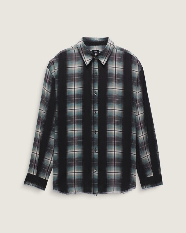 Camisa Gillian Plaid Button Down Ls Black