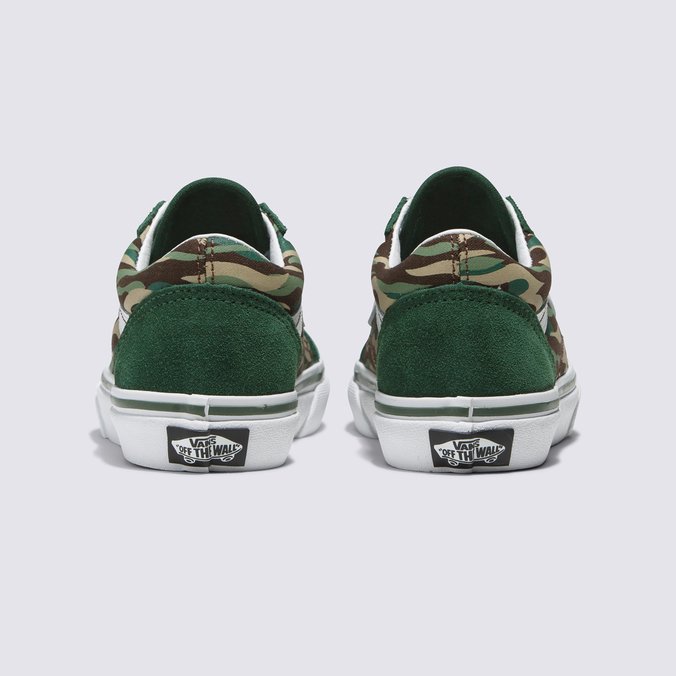 Vans llamas verdes shop