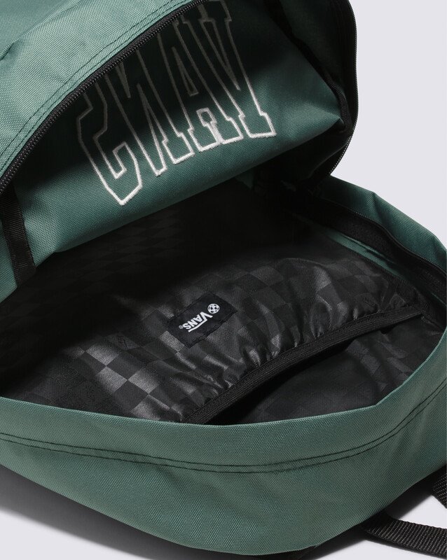 Mochila Old Skool Check Backpack Warm Weather Dark Forest