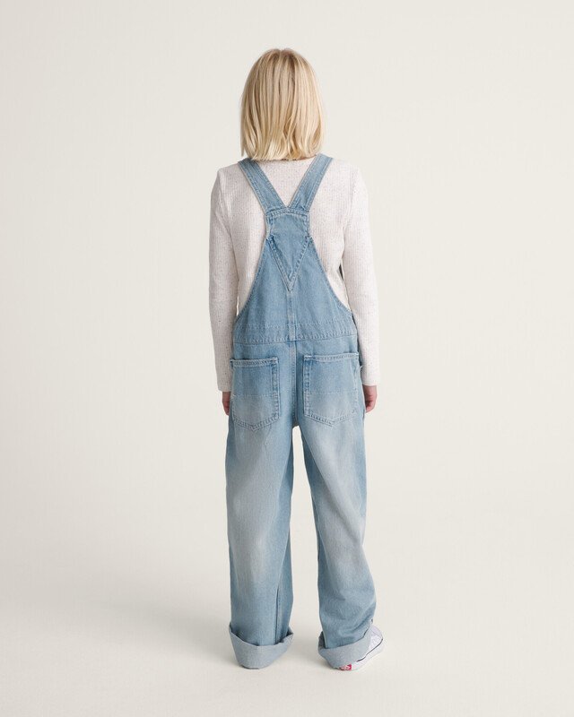 Macacão Sirelle Denim Stonewash Blue Infantil