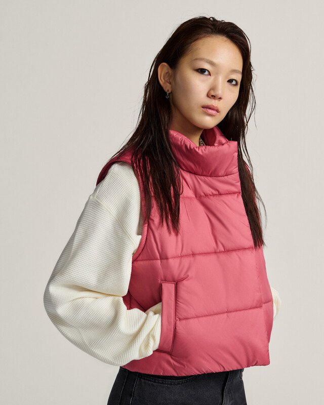 Colete Mte Hillgate Cropped Vest Mauvewood