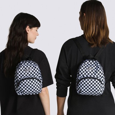 Mochila Got This Mini Black White Checkerboard Vans