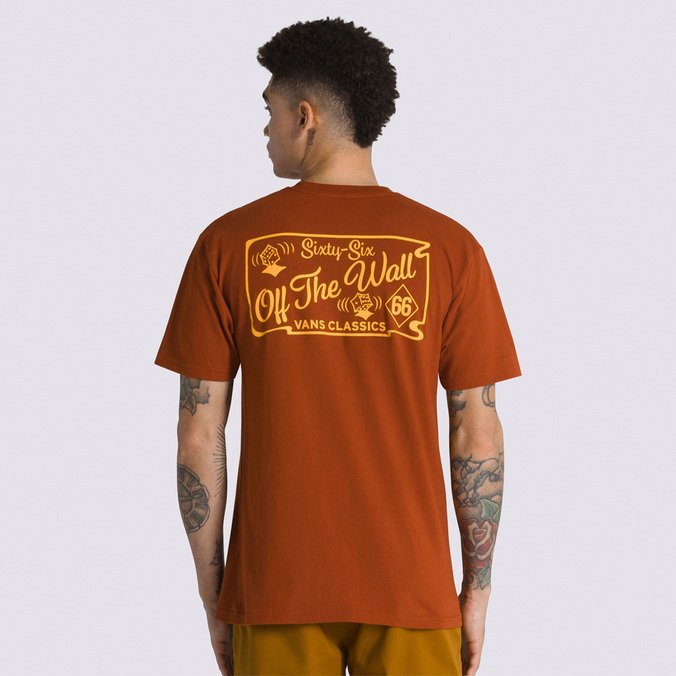 Camiseta Sixty Sixers Club Ss Burnt Henna