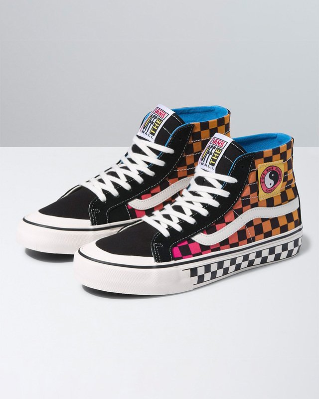 Tênis Sk8-Hi 138 Decon Sf Vans X T&C Checkerboard Marshmallow