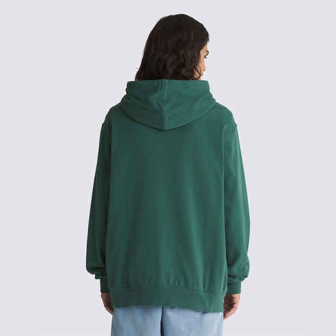 Moletom Quoted Loose Po Bistro Green White