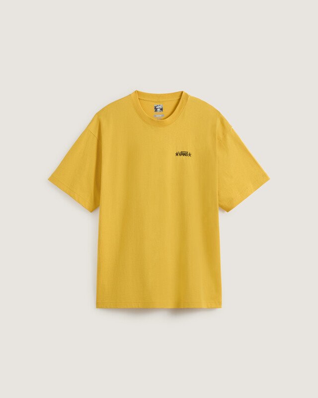 Camiseta Skate Atiba Haze Hug Ss Tee Spicy Mustard Acurren