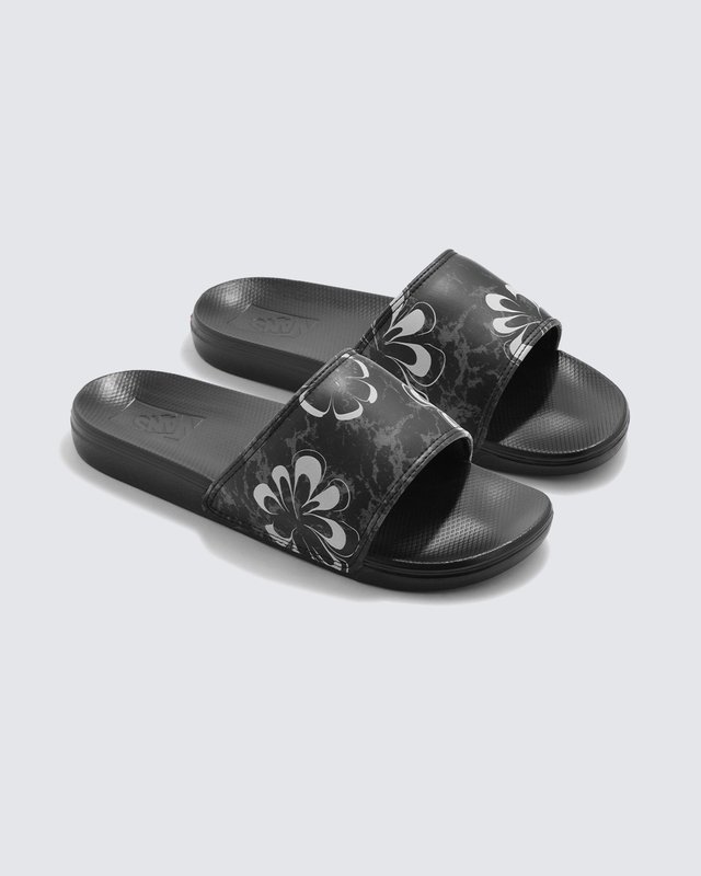 Chinelo Slide-On Floral Stain Abyss