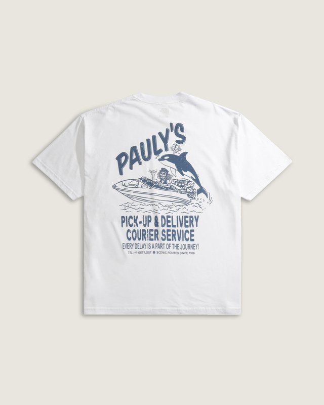 Camiseta Manga Curta Paulys Delivery White