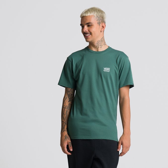 Camiseta Left Chest Logo Ii Bistro Green White