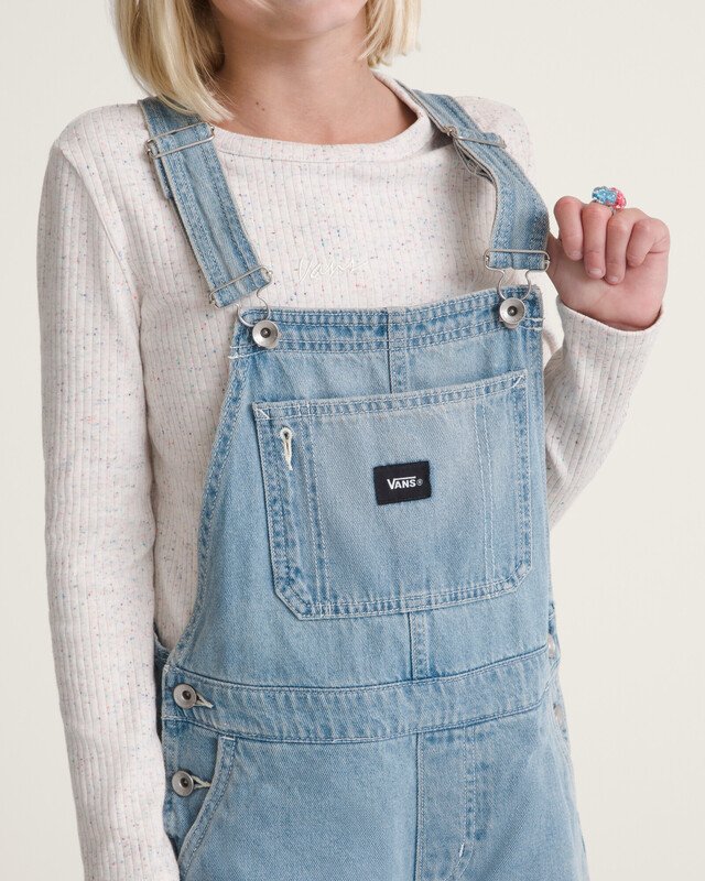 Macacão Sirelle Denim Stonewash Blue Infantil