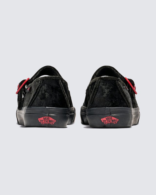 Tênis Mary Jane Hearts Black Red