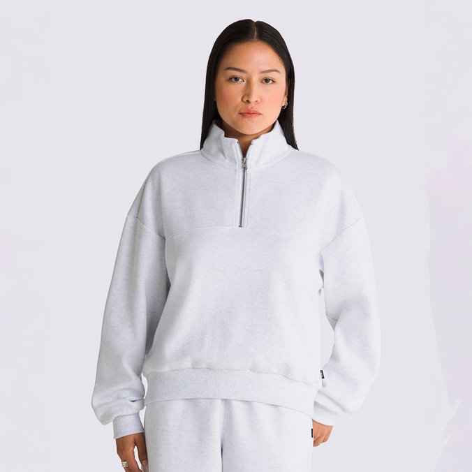 Moletom Elevated Double Knit Mock Neck Ultrarange Neo Vr3 White