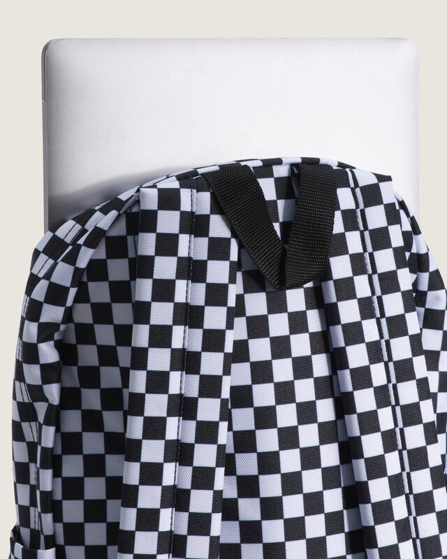 Mochila Old Skool Grom Black White Checkerboard