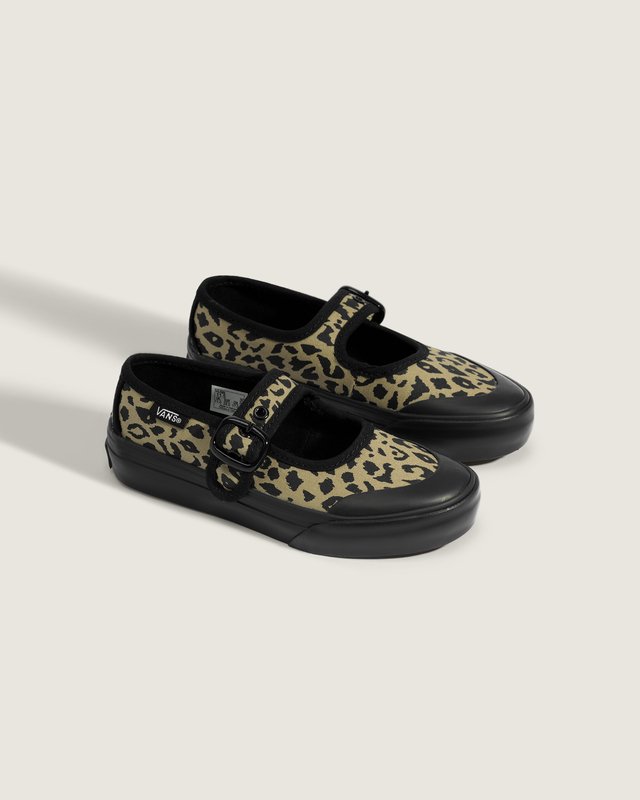 Tênis Mary Jane Leopard Black Infantil