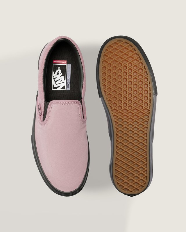 Tênis Skate Slip-On Pink Black