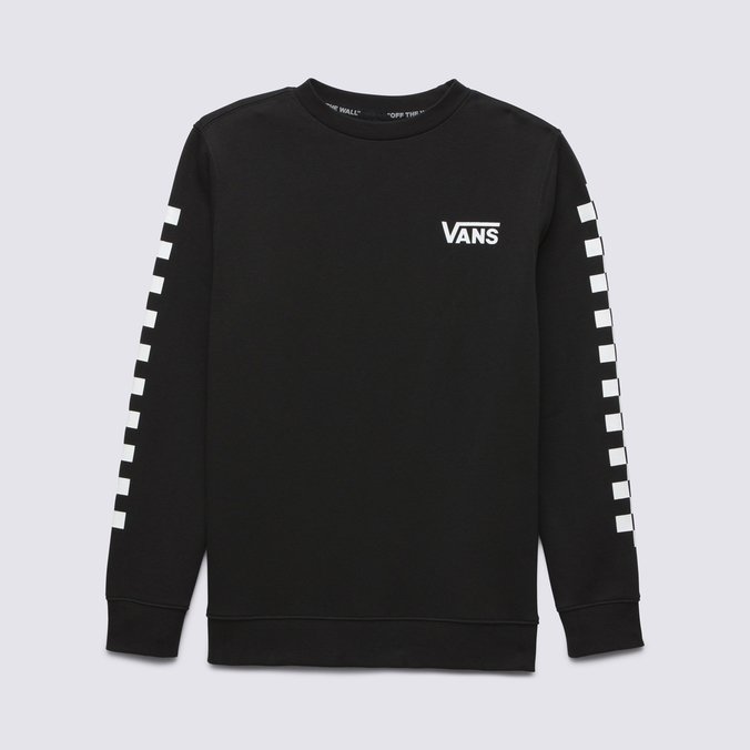 Moletom Exposition Check Crew Infantil Black