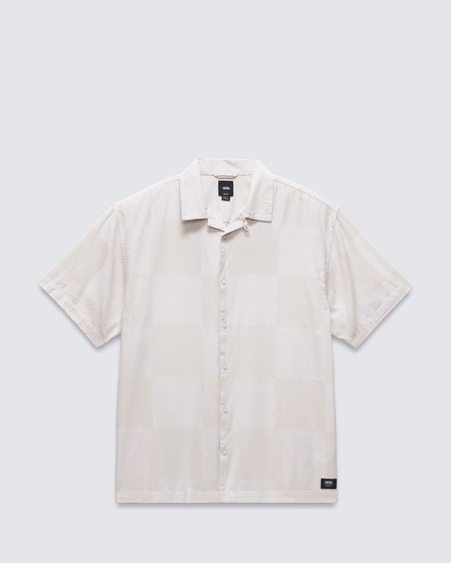 Camisa Kessler Checkerboard Ss Woven Lx White Marshmallow