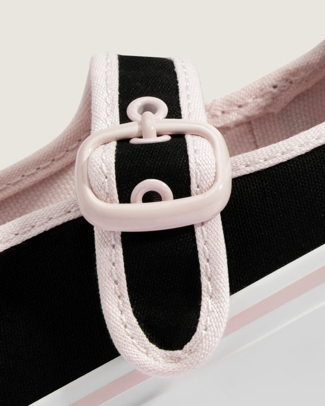 Tênis Mary Jane Mermaid Black Pastel Pink Infantil