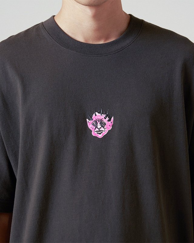 Camiseta Ss Skate Mike G Goblins Tee Faded Black