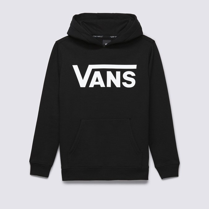Moletom Vans Classic Po Ii Infantil Black White