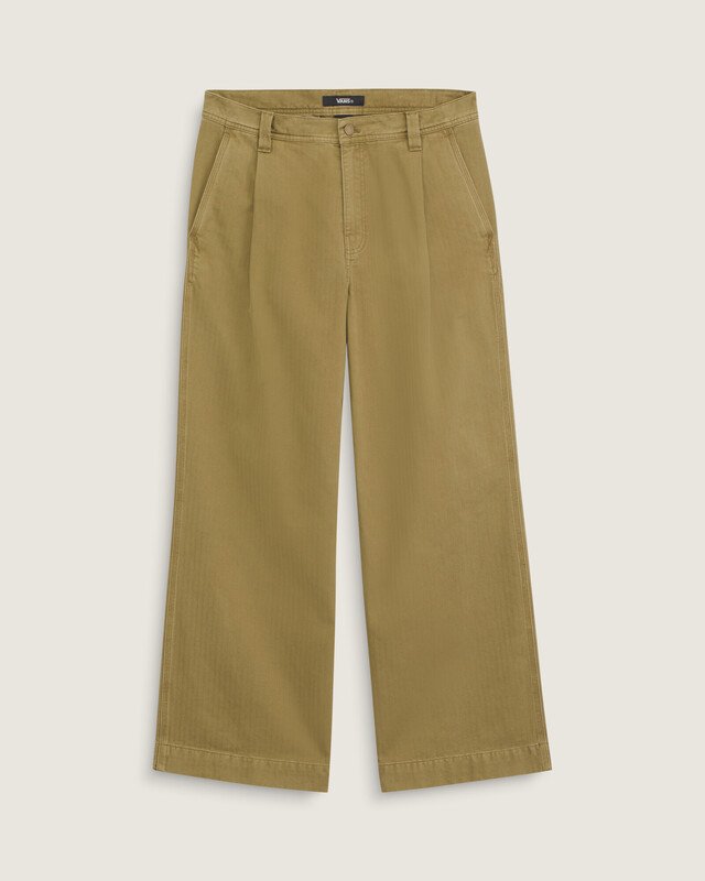 Calça Authentic Chino Loose Wide Leg Authentically Olive Brown
