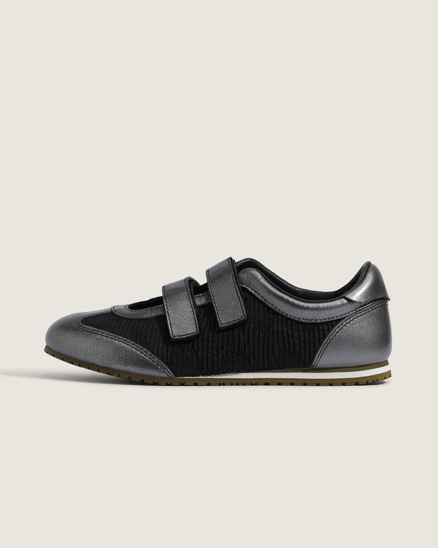 LE THI VAN  Tênis Mary Jane Pleat Black | Vans