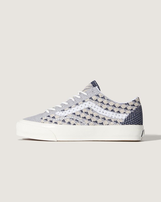 Tênis Old Skool Vlt Lx Geo Check Frost Gray