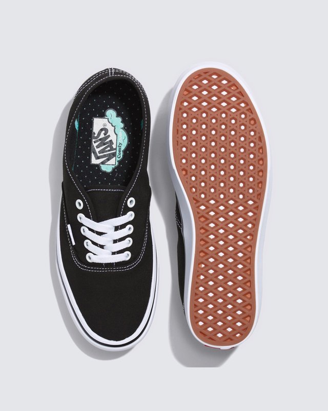 VANS × TRIPSTER Comycush Authentic 28cm Tênis Authentic Comfycush Black True White | Vans